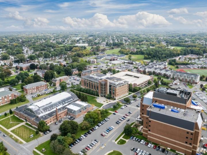 Aerial image of Albany College of Pharmacy 和 健康科学